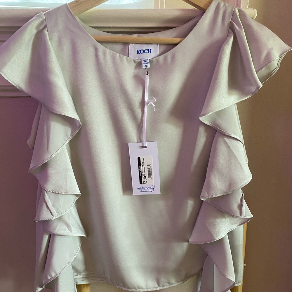 koch silk shirt